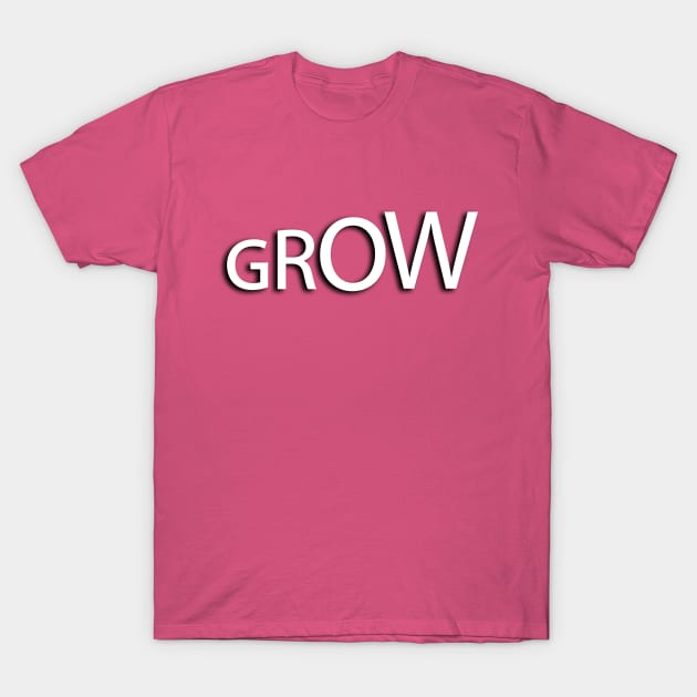 Grow growing artwork T-Shirt by Geometric Designs